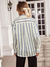 Carregar imagem no visualizador da galeria, Camisa Social Feminina Listrada - Roberta