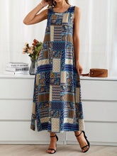 Carregar imagem no visualizador da galeria, Vestido Longo Boho Estampado de Retalhos com Bolsos - Verão