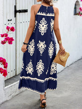 Carregar imagem no visualizador da galeria, Vestido Longo Solto com Alças Finas e Estampa Floral - Boho Feminino de Verão