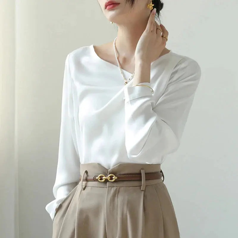 Blusa Decote Assimétrico Detalhe Drapeado - Zarvane -