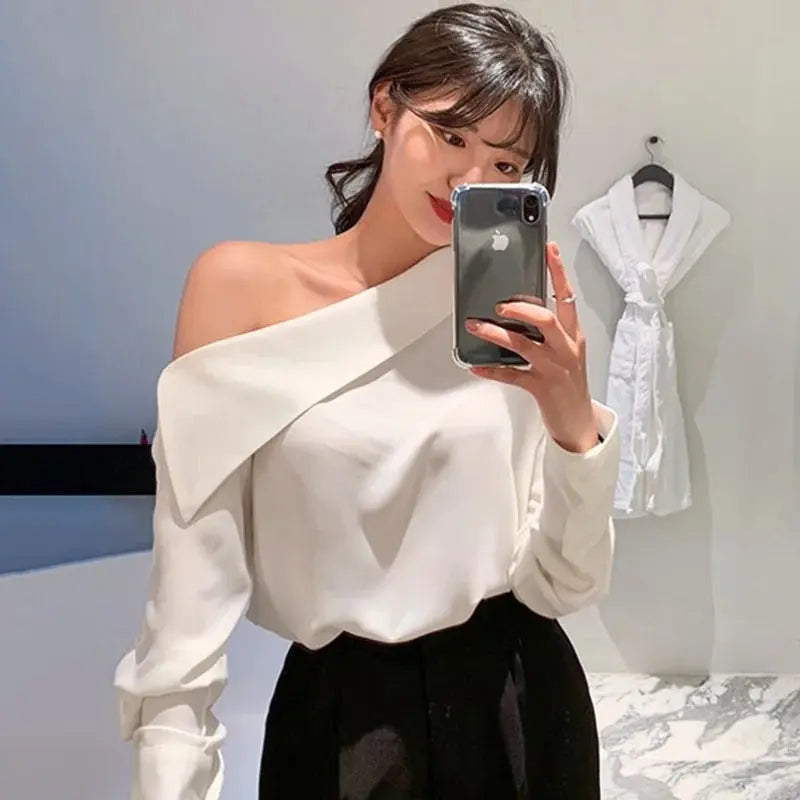 Blusa Feminina Gola Assimétrica - Zarvane -