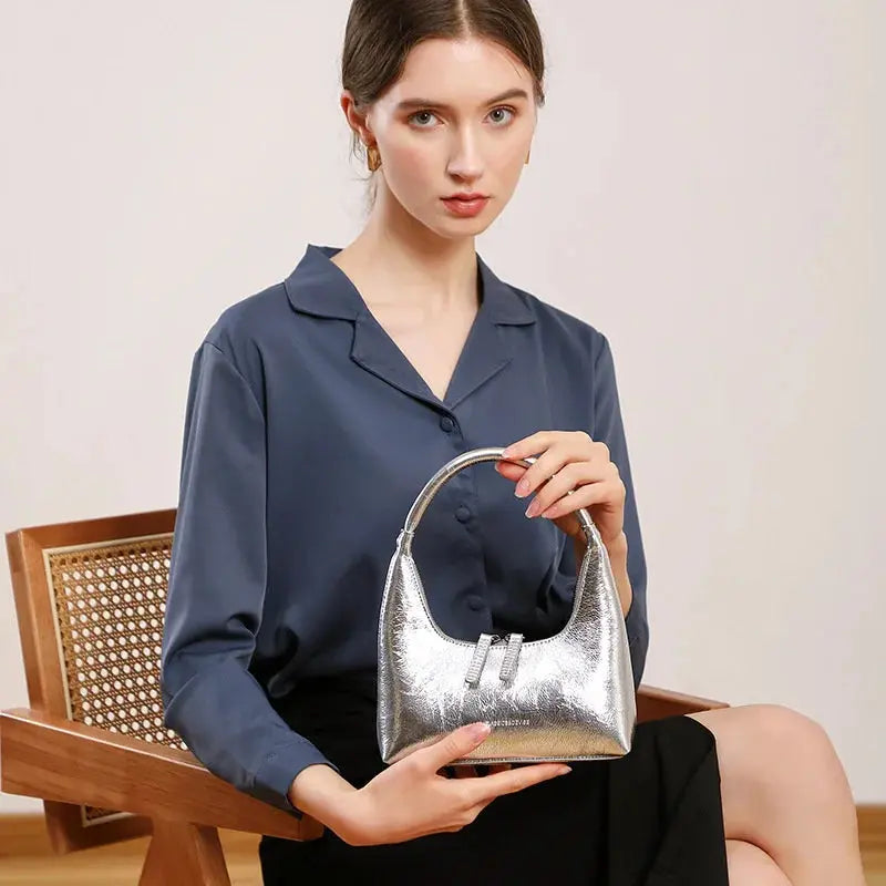 Bolsa Baguete Couro Legítimo Liz - Zarvane -