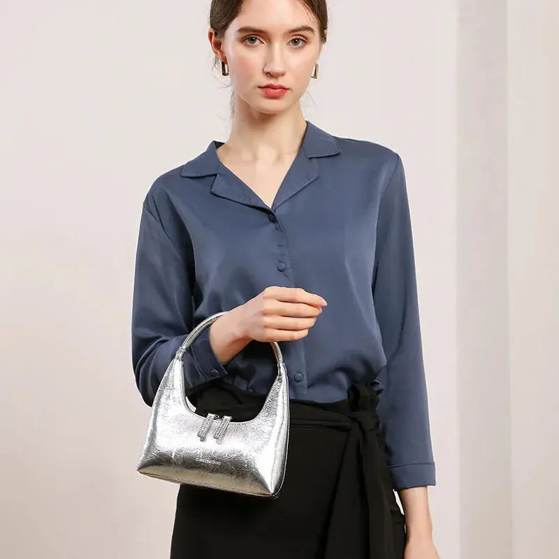 Bolsa Baguete Couro Legítimo Liz - Zarvane -