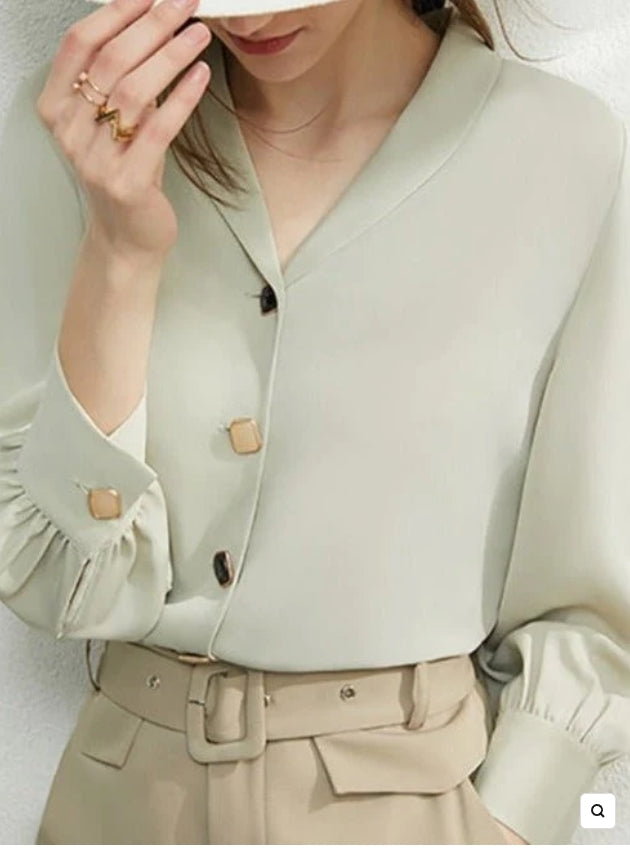 Camisa Casual Jenifer VerdeGG HumArraso