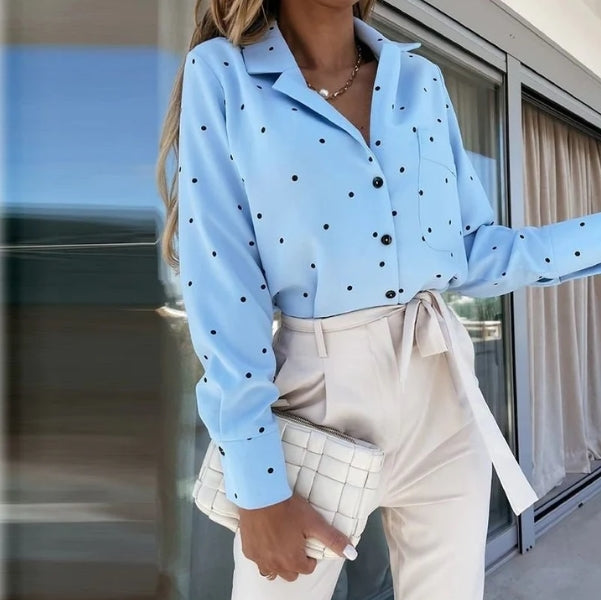 Camisa Feminina com Bolso Poás HumArraso