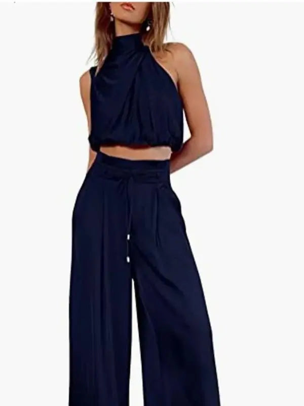 Conjunto Shakira: Elevando Seu Estilo, Definindo Sua Elegância - Azul-marinho-XXG - HumArraso