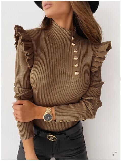 Camisa Elegante Manga Comprida Sexy FlaviaNevesXG HumArraso