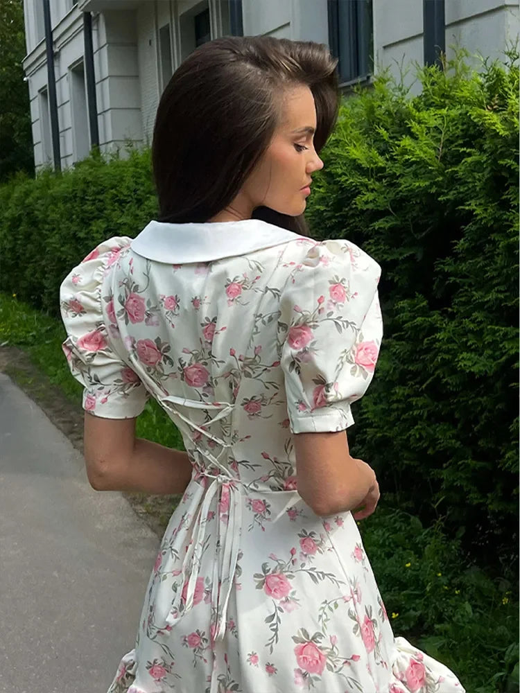 Vestido Curto Estampado Rosana