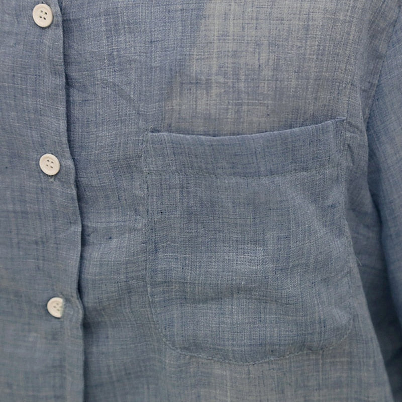 Camisa Feminina Social de Linho - Dalia HumArraso