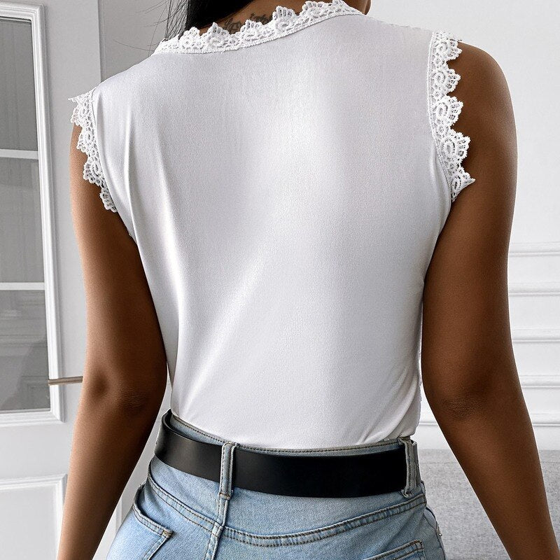 Blusa de Renda Feminina Floral Bianca HumArraso