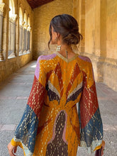 Carregar imagem no visualizador da galeria, Vestido Longo Estampado Celeste