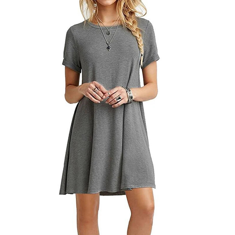 Vestido Curto com Manga Curta Jacinta