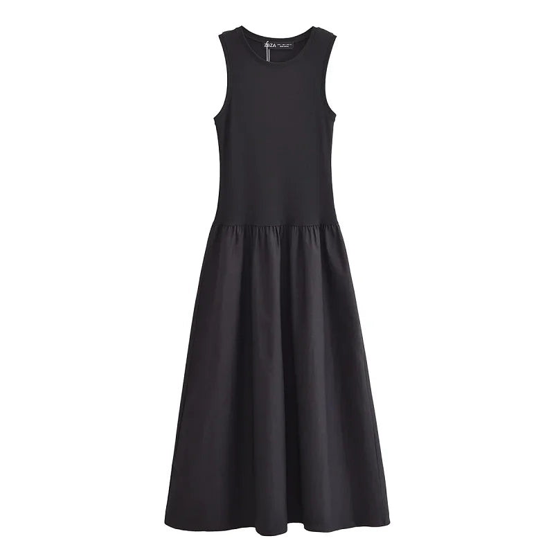 Vestido Longo Sem Mangas Alessandra