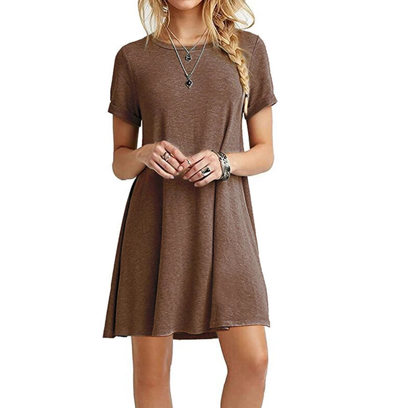 Vestido Curto com Manga Curta Jacinta