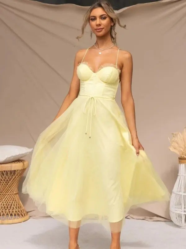 Vestido Bella - Amarelo-XG - HumArraso