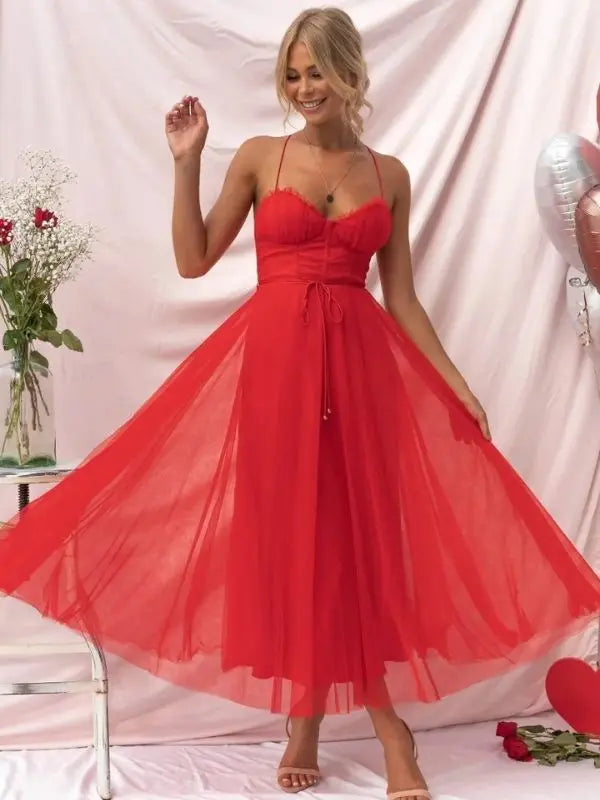 Vestido Bella - Vermelho-XG - HumArraso