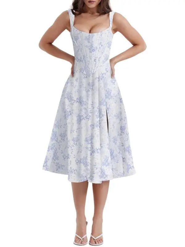 Vestido Bustier Karol - Azul-G - HumArraso