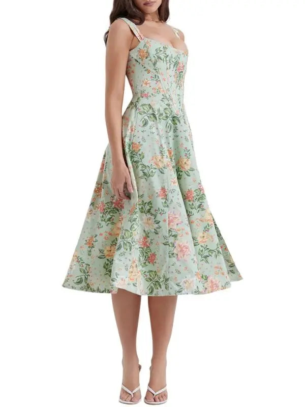 Vestido Bustier Karol - Verde-G - HumArraso