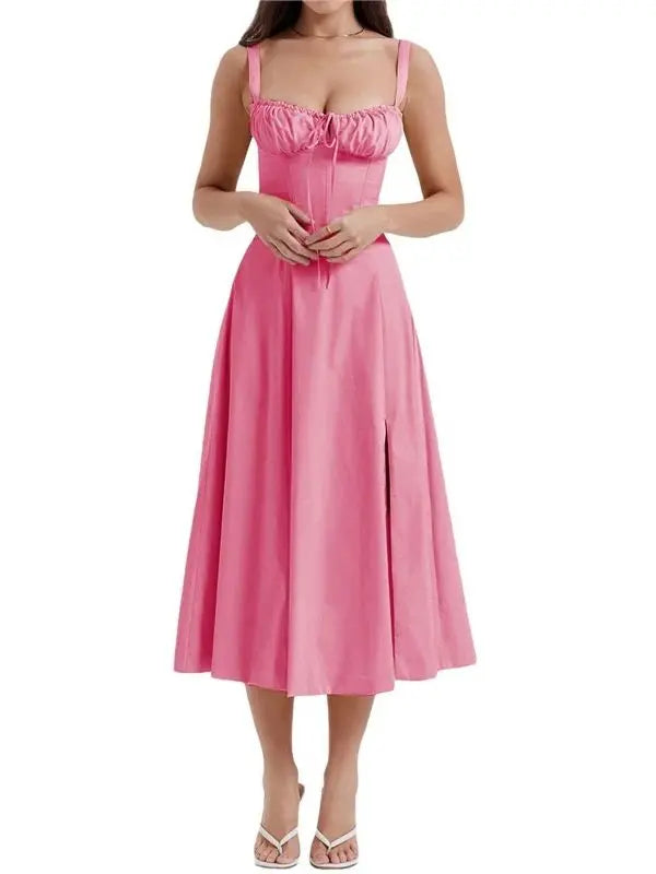 Vestido Bustier Pati - Rosa-XG - HumArraso