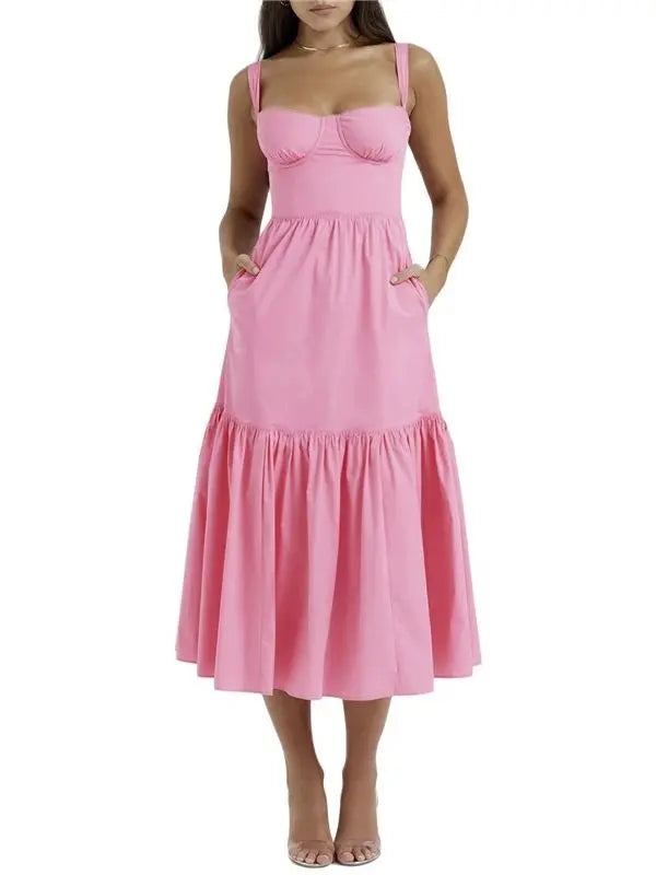 Vestido Bustier Pati - Rosê-XG - HumArraso