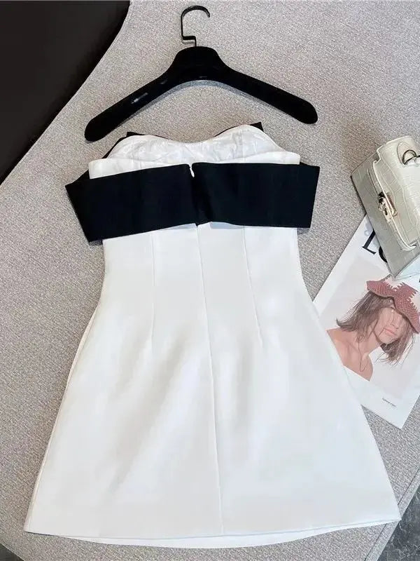 Vestido Classic Black White