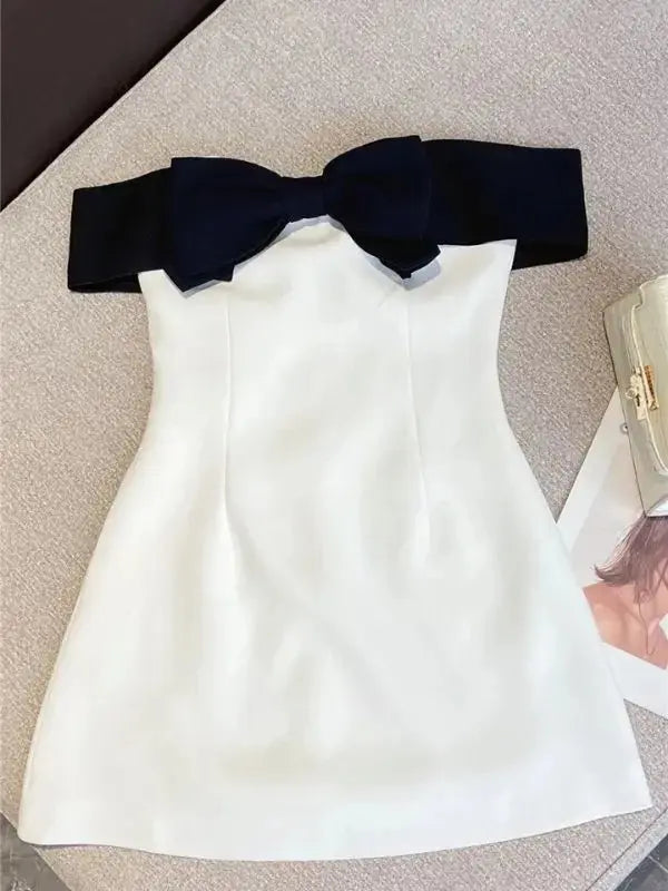 Vestido Classic Black White