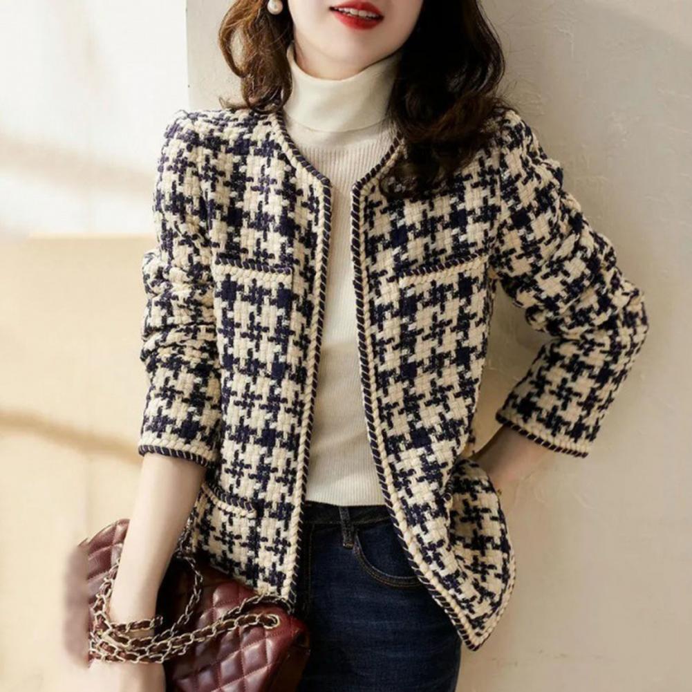 Casaco Feminino Vintage Xadrez - Vennanci