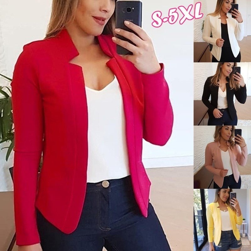 Jaqueta Social De Inverno Feminina