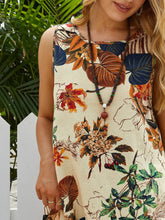 Carregar imagem no visualizador da galeria, Vestido Longo Boho com Estampa de Plantas

