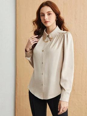 Camisa Premium Feminina Manga Bufante
