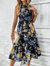 Carregar imagem no visualizador da galeria, Vestido Longo Floral com Babados - Estilo Boho Feminino
