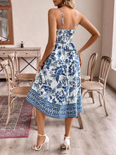 Carregar imagem no visualizador da galeria, Vestido Longo Floral Estilo Havaiano com Alças Finas - Casual de Verão
