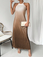 Carregar imagem no visualizador da galeria, Vestido Longo Feminino com Efeito Ombré e Frente-Única
