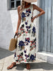 Vestido Longo Boho com Estampa de Plantas