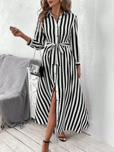 Carregar imagem no visualizador da galeria, Vestido Longo Elegante com Cinto - Luana
