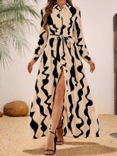 Carregar imagem no visualizador da galeria, Vestido Longo Elegante com Cinto - Luana
