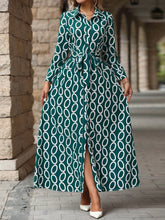 Carregar imagem no visualizador da galeria, Vestido Longo Elegante com Cinto - Luana
