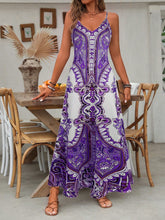 Carregar imagem no visualizador da galeria, Vestido Longo Regata Estampado Boho com Alças Finas - Plus Size
