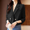 Blazer Feminino Alfaiataria Curto Corte Reto