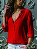 Camisa Feminina Social - Hannah - Vermelho-XGGG - HumArraso