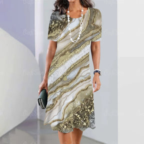 Vestido Midi Estampado Belinda