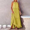 Vestido Longo Sem Mangas Sólis