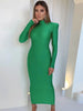 Vestido Longo com Manga Longa Célia