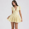 Vestido Curto Estampado Margherita