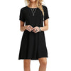 Vestido com Manga Curta Casual