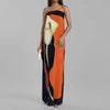 Vestido Longo Estampado Donatella