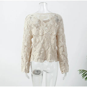 Blusa Feminina de Renda Vazada - Alice