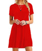 Vestido com Manga Curta Casual