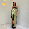 Vestido Longo Estampado Donatella
