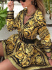 Vestido Curto Estampado Fiorenza